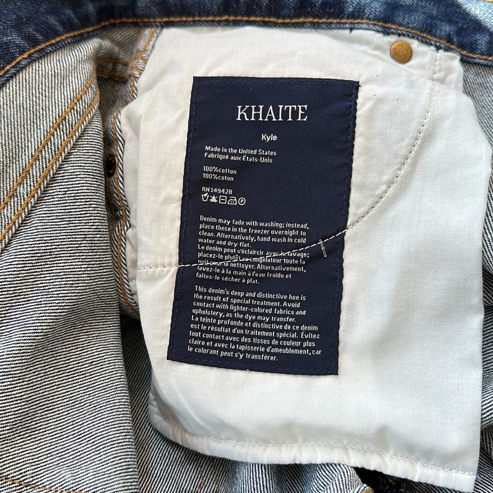KHAITE Kyle Jeans Tucson Blue Sz 30 NEW - Picture 8 of 13